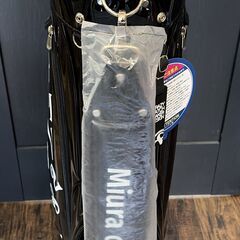 新品 タグ付き Miura design キャディバッグ ブラックの画像
