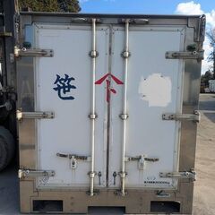 ♪八街A区SP64♪物置♪コンテナ♪スライドドア付♪断熱材あり♪アルミ冷蔵箱♪の画像