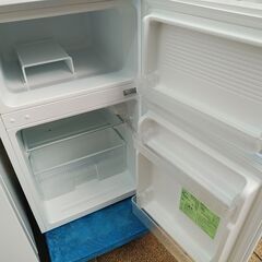 3か月間保証☆配達有り！13000円(税込）アイリスオーヤマ 90L 2ドア冷蔵庫 2020年製 ホワイトの画像