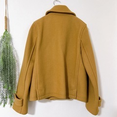 定価3万程　IENA ショート丈Pコート クロップド ミディコート ウール90%の画像