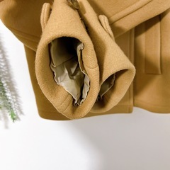 定価3万程　IENA ショート丈Pコート クロップド ミディコート ウール90%の画像