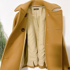 定価3万程　IENA ショート丈Pコート クロップド ミディコート ウール90%の画像