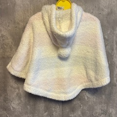 GELATO PIQUEジェラピケ　ポンチョ　ホワイト　フード xxsの画像