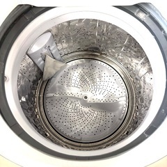 伊勢崎店【現状品】ji12-17 SHARP 電気洗濯乾燥機 ES-TX8EKS 2021年製 シャープ の画像