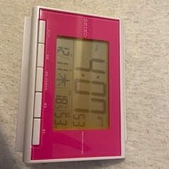セイコー　目覚まし時計　デジタルの画像