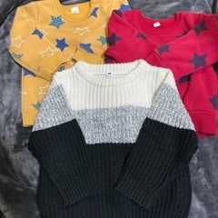 今月処分します！子供服 長袖 トレーナー 冬 80の画像