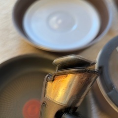 （交渉済のため終了）12/28まで　ティファール　フライパン鍋セットの画像