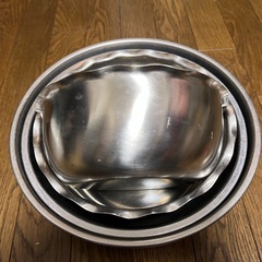 調理用ステンレスボール6個セットの画像