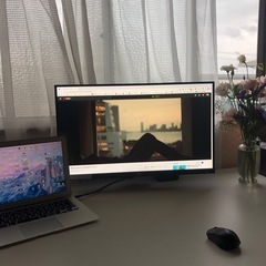 hp 27インチモニターの画像