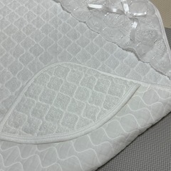 【美品】レースのおくるみブランケットの画像