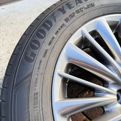 30後期アルファード 純正ホイール＋タイヤ4本セット】引き取り限定（長野県飯綱町）の画像