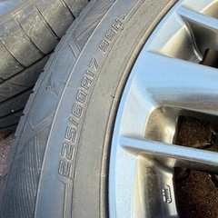 30後期アルファード 純正ホイール＋タイヤ4本セット】引き取り限定（長野県飯綱町）の画像