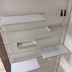 壁面収納 ホワイトの画像