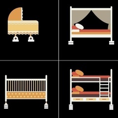 Uping 継ぎ脚 高さ調節 継脚 ベッド の高さをあげる足 4個セット 高さを上げる 高さ調節脚 こたつ 継足し 継ぎ足 テーブル脚台 高さ調整 暖房器具　丸型 (耐荷重450kg) ブラックの画像