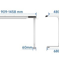 電動昇降デスク　FlexiSpotフレームEF1 脚のみの画像
