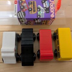 木製ビークル　緊急車両　バスの画像