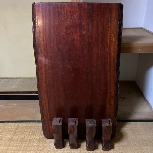 希少 無垢材 一枚板 杢目 高級座卓 ローテーブル 古家具 極希少 無垢材 一枚板 杢目 高級座卓 ローテーブル 古家具