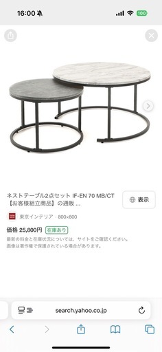 ネストテーブル
