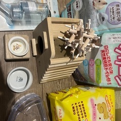 ハムスター飼育用品1式の画像