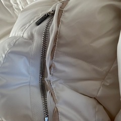 極暖！ダウン80% 白ダウン M★ラクーンファー付 コムサ 古着の画像