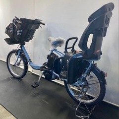 1年保証 送料無料　新型　パナソニック　ギュットミニ　水色　電動アシスト自転車　g1220の画像