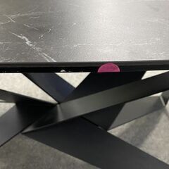 TARNY/ターニー オニキス柄セラミック天板 リビングテーブル マクロン 幅120 ストーン調 モダン インテリア 中古家具 店頭引取歓迎 R10278の画像