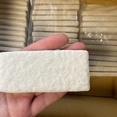 レンガタイル (42枚) ホワイト DIY 貼り付け 簡単 手軽 リメイクの画像