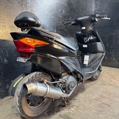 ★支払い総額8.8万円★関東圏内即日配送可能！スズキ　アドレスv125S CF4MA 人気のv125入荷しました♪Sタイプ！社外マフラー！バックレスト付き！の画像