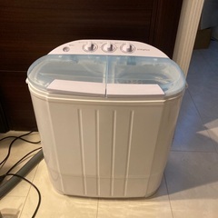 【美品】simplus  シンプラス 二層式洗濯機 脱水付き 小型洗濯機 二槽式 コンパクト　SP-NWM01の画像