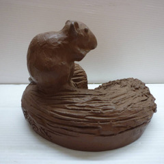 ☆▲伯馬作　ねずみ　子　干支　置物　飾り　インテリア　雑貨　小物　bの画像