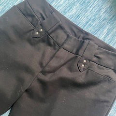 美品【COMME CA ISM】コムサイズム ブラックパンツ 日本製　Sサイズの画像