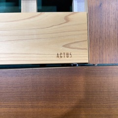 ACTUS アクタス FB ベッドラダー ベッドフレーム SD セミダブル★美品★オシャレの画像