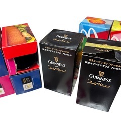 非売品　コカコーラ　マクドナルド　ギネス　コレクターズアイテム　コップ　グラス　セット　新品未使用　限定品の画像