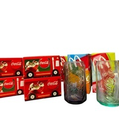 非売品　コカコーラ　マクドナルド　ギネス　コレクターズアイテム　コップ　グラス　セット　新品未使用　限定品の画像