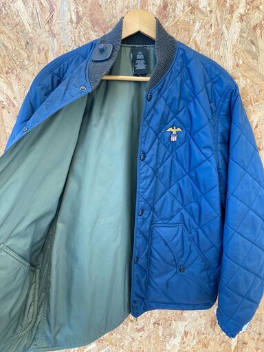 A-800【リユースのサカイ野々市店】RRL キルティングジャケット ネイビー
