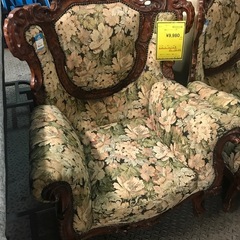 ジャングルジャングル貝塚店　アンティーク　ソファ　1人用　お洒落...