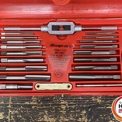 【久留米】【引き取り限定】【中古品】Snap-on スナップオン TDM-117A タップダイスセット ケース入り ※タップハンドル非純正の画像