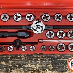 【久留米】【引き取り限定】【中古品】Snap-on スナップオン TDM-117A タップダイスセット ケース入り ※タップハンドル非純正の画像