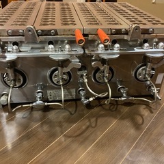 【大和田製作所】回転式パンダ焼き／ベビーカステラ機 本体＋プレートセット（引き取り限定）79,800円の画像