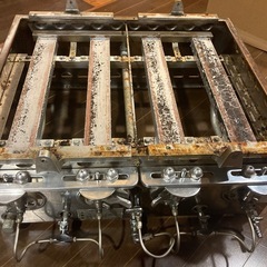 【大和田製作所】回転式パンダ焼き／ベビーカステラ機 本体＋プレートセット（引き取り限定）79,800円の画像