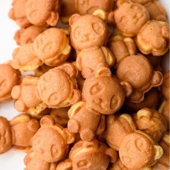 【大和田製作所】回転式パンダ焼き／ベビーカステラ機 本体＋プレートセット（引き取り限定）79,800円の画像