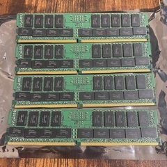動作品　SK hynix DDR4-2400T RDIMM 32GB 4枚　128GB メモリの画像