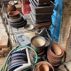 ガーデニング　植木鉢　安い　中古品の画像