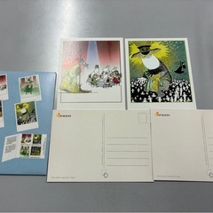 【海外のお土産　ムーミン谷の仲間達ポストカード】の画像