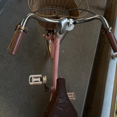 16インチ　自転車ピンクの画像