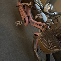16インチ　自転車ピンクの画像