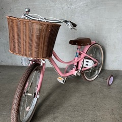 NO.76 子供自転車 サイクルベースあさひ Little Feerique リトルフェリーク 補助輪 18インチの画像