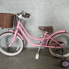 NO.76 子供自転車 サイクルベースあさひ Little Feerique リトルフェリーク 補助輪 18インチの画像