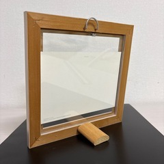 フォトフレーム　木製　ベージュの画像