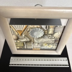 フォトフレーム　木製　ベージュの画像